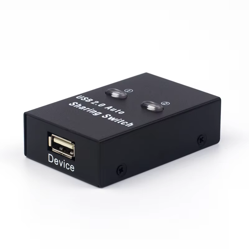Home Office Kvm Switch - 2-портовый USB KVM-переключатель, разветвитель, концентратор Usb2.0,