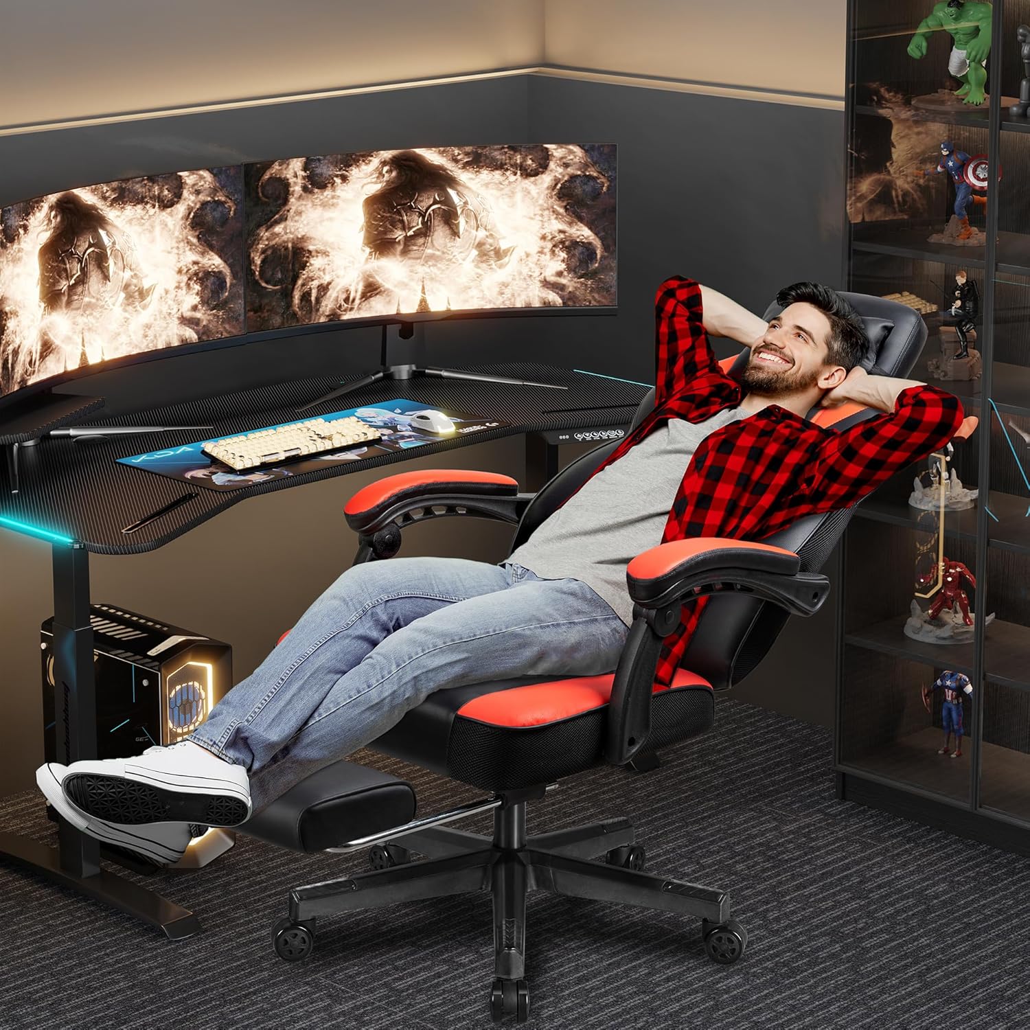 Игровое кресло с подставкой дл – обзор и цена Home Office Image